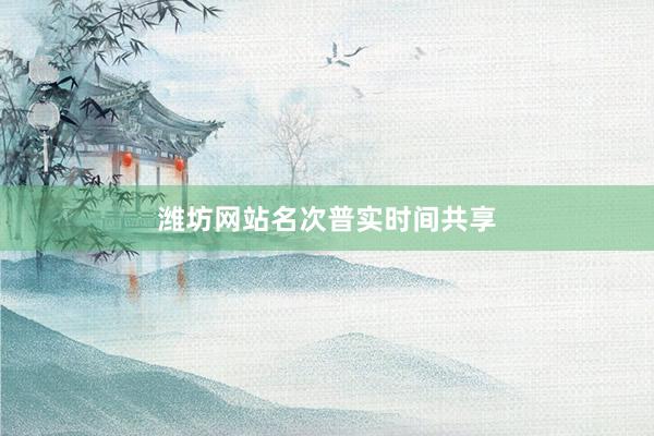 潍坊网站名次普实时间共享